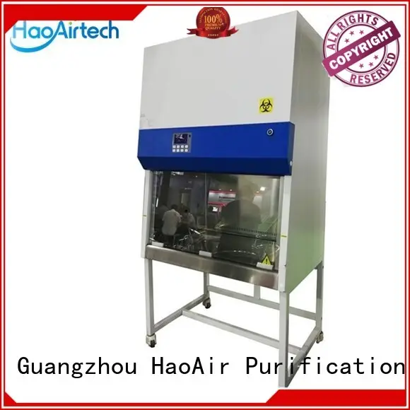 HAOAIRTECH benchtop laminar flow hood with vertical air flow for biology horizontal 1