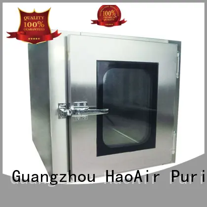 stainless steel pass box with conveyor line for clean room purification workshop 1