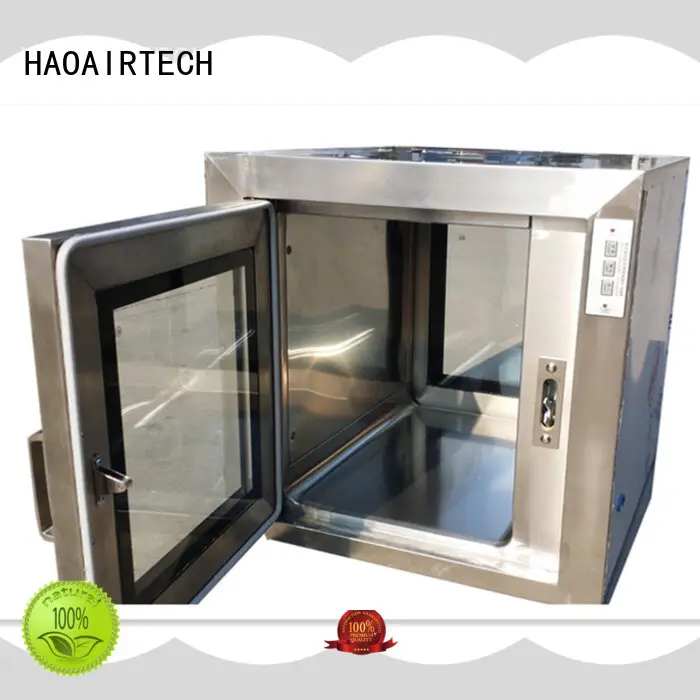 HAOAIRTECH cleanroom pass box with baked painting for cargo 1