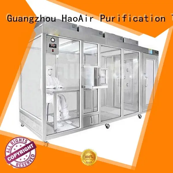 capsule softwall modular clean room cost vertical laminar flow booth for semiconductor factory 1