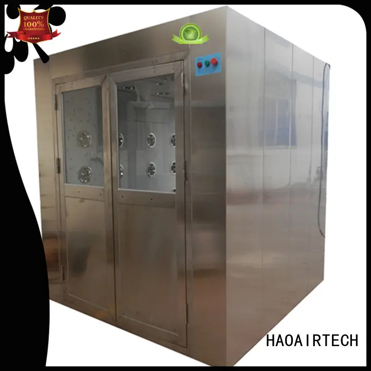 HAOAIRTECH anti static air shower room with stainless steel for forklift 1