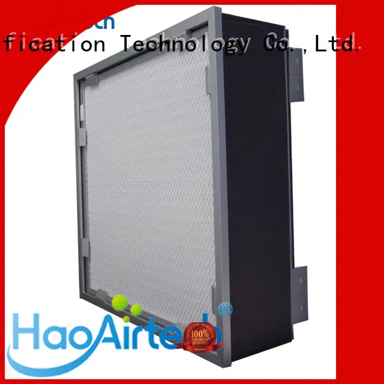 HAOAIRTECH hepa filter h14 with one side gasket for air cleaner 1