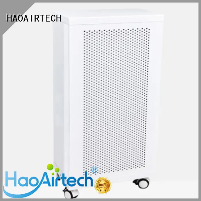 HAOAIRTECH v bank air purifiers hepa filter with al clapboard for dust colletor hospital 1