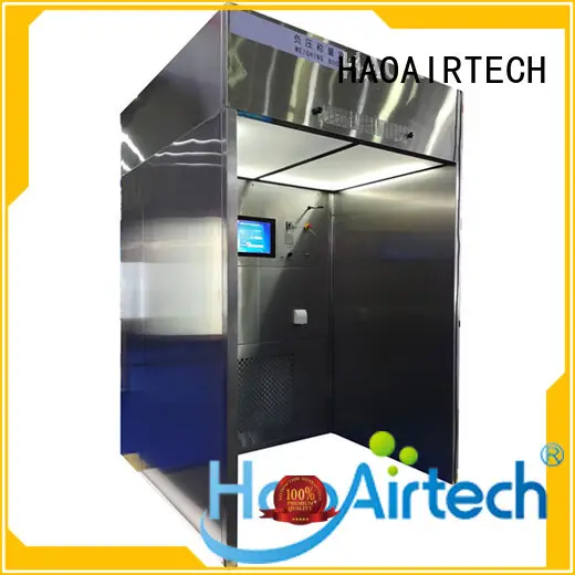 HAOAIRTECH stainless steel downflow booth gmp modular design for pharmacon 1