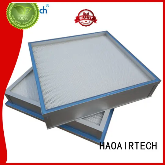 HAOAIRTECH gel seal hepa filter manufacturers with flanger for air cleaner 1