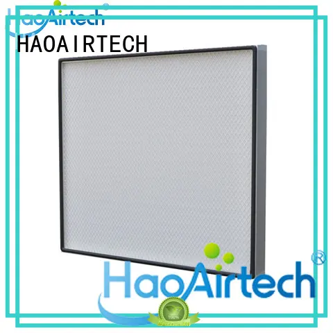 HAOAIRTECH v bank air filter hepa with al clapboard for air cleaner1 1