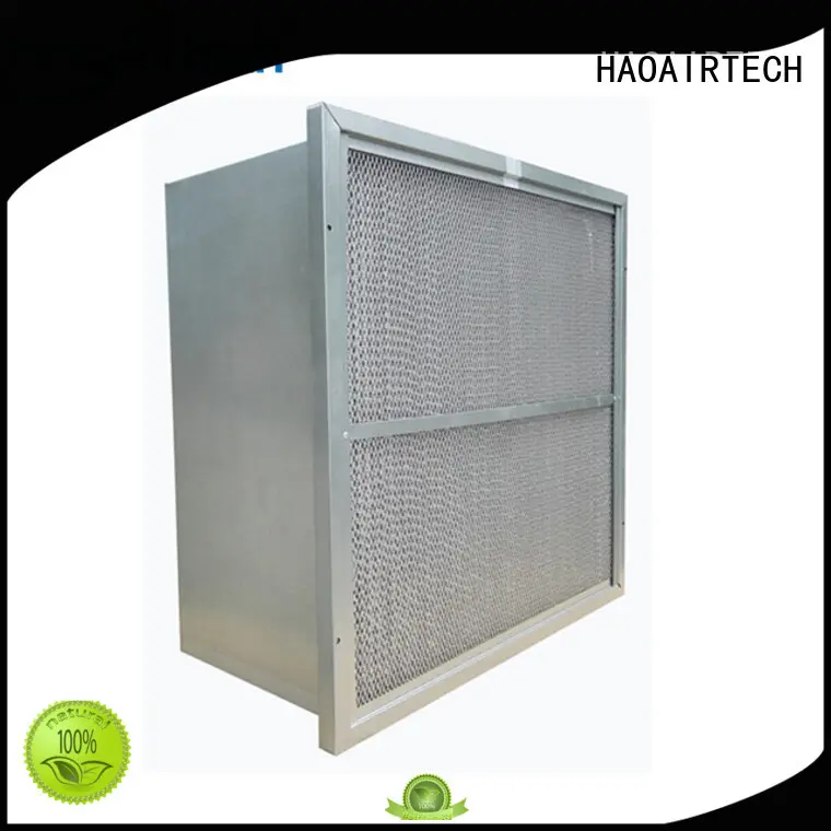 HAOAIRTECH custom hepa filter with flanger for electronic industry 1