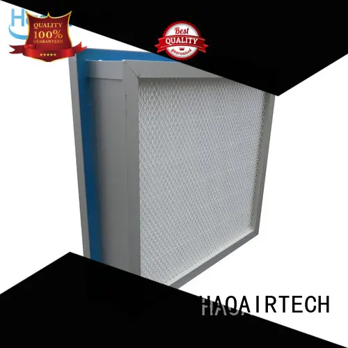 HAOAIRTECH ulpa hepa filter h14 with dop port for dust colletor hospital 1