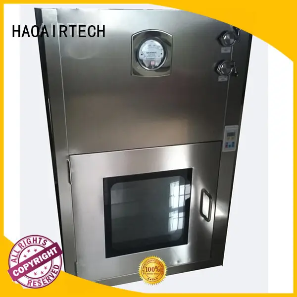 HAOAIRTECH pass box with conveyor line for electronics factory 1