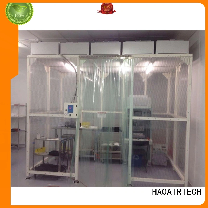 HAOAIRTECH modular cleanroom vertical laminar flow booth for semiconductor factory 1
