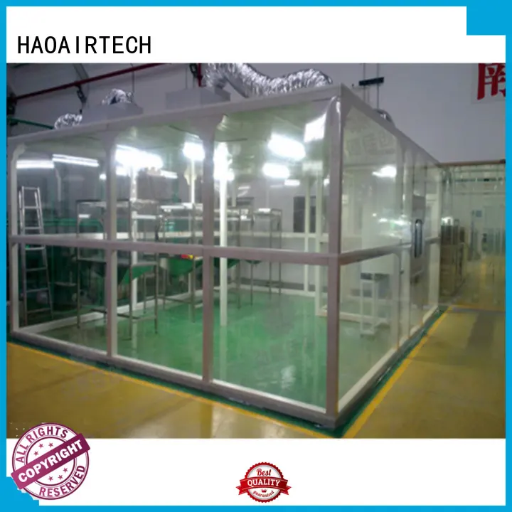 HAOAIRTECH capsule softwall modular cleanroom enclosures for semiconductor factory 1