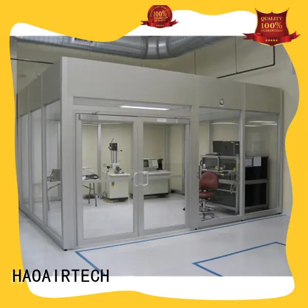 HAOAIRTECH simple modular clean room price with ffu for sterile food and drug production 1