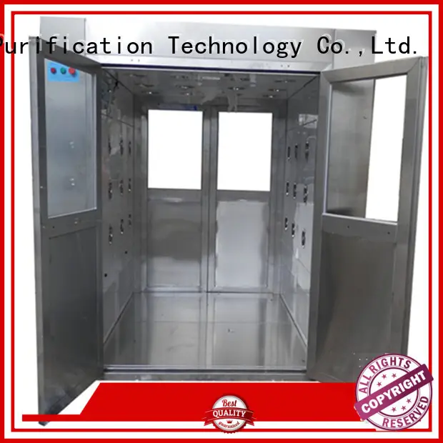 HAOAIRTECH anti static clean room manufacturers with automatic swing door for ten person 1