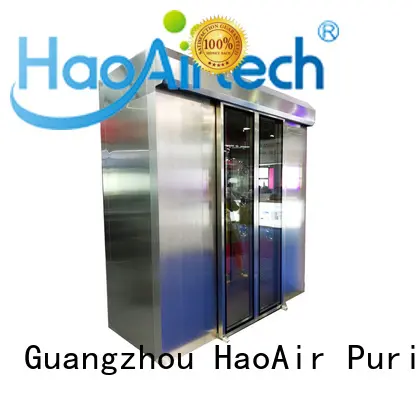 HAOAIRTECH clean room manufacturers with automatic swing door for large scale semiconductor factory1 1