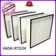 HAOAIRTECH mini pleats vacuum cleaner hepa filter with dop port for dust colletor hospital 1