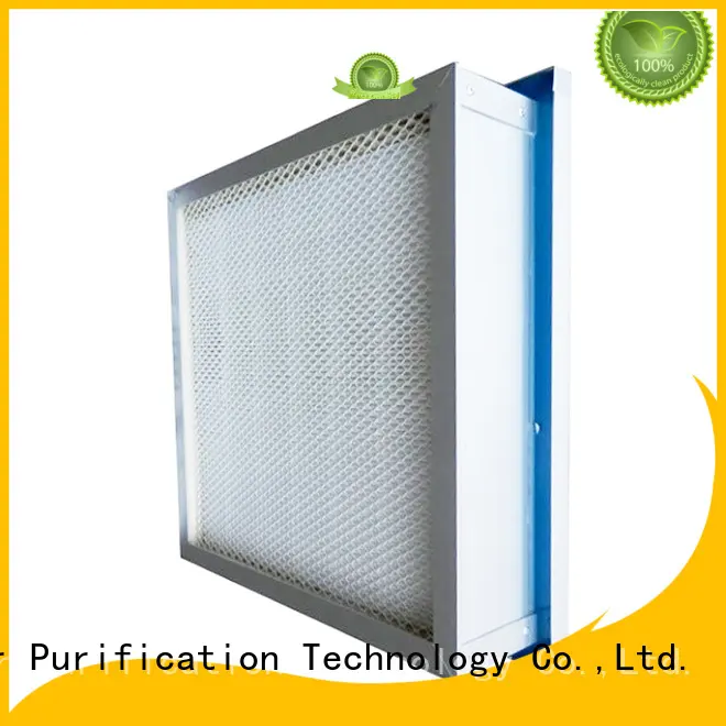 absolute h12 hepa filter with dop port for electronic industry 1