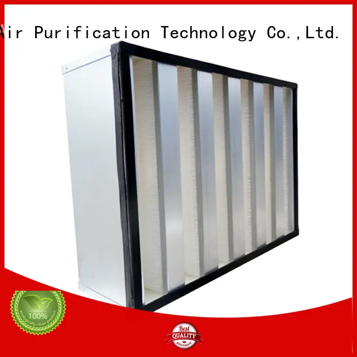 replaceable air filter hepa with flanger for electronic industry 1