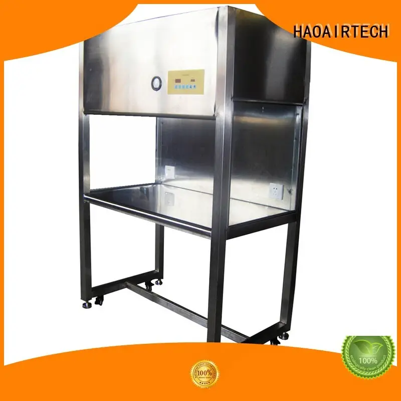 HAOAIRTECH stainless steel laminar flow benches with hepa filtred for biology horizontal 1