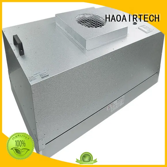HAOAIRTECH fan hepa filter box with central air conditioning for clean room cell 1