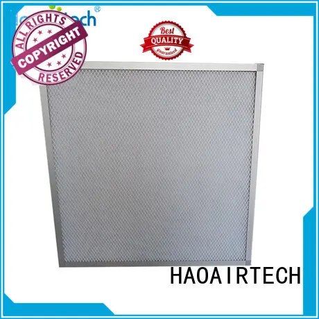 HAOAIRTECH panel air filter with aluminum frame for centralized ventilation systems 1