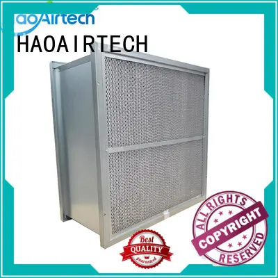 HAOAIRTECH v cell compact rigid filter with big air volume for commercial buidings 1