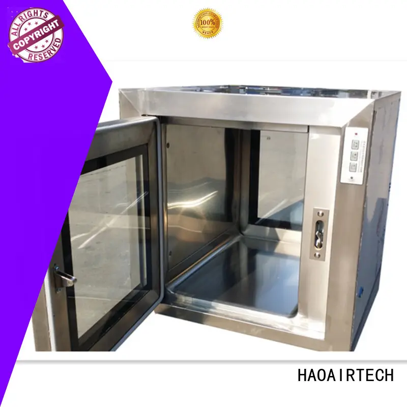 coldrolled steel pass box clean room with baked painting for hospital 1