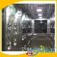 vertical air shower system with top side air flow for forklift 1