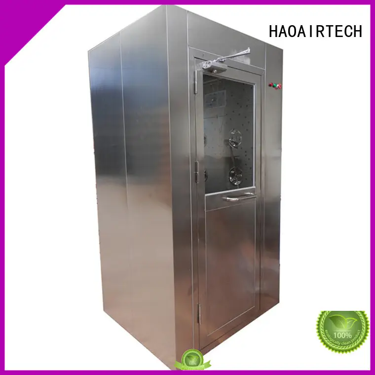 sus air shower system with automatic swing door for oil refinery 1