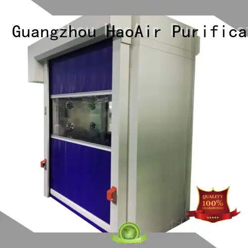 HAOAIRTECH goods air shower manufacturer with stainless steel for pallet cargo 1