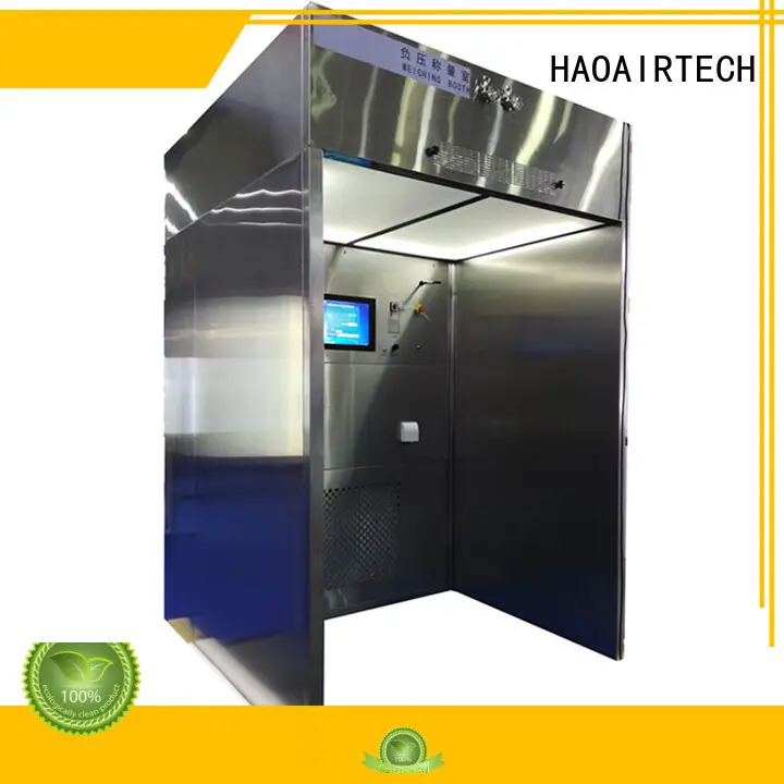 HAOAIRTECH hihg efficiency downflow booth gmp modular design for pharmaceutical factory 1
