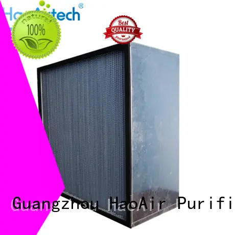 HAOAIRTECH disposable hepa air filter with one side gasket for electronic industry 1