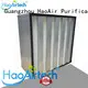 HAOAIRTECH mini pleats air purifiers hepa filter with al clapboard for electronic industry 1