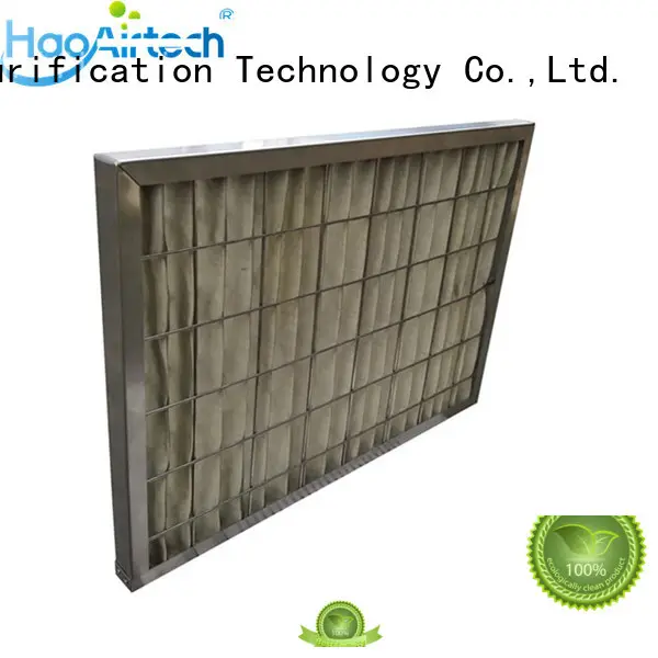 HAOAIRTECH pleat high temperature filter with alu frame for spraying plant 1