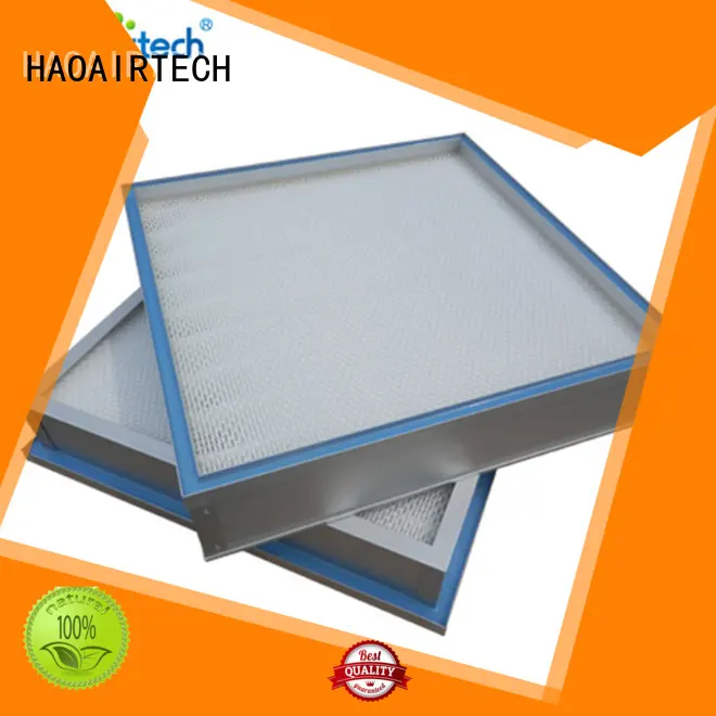 HAOAIRTECH h13 hepa filter with al clapboard for electronic industry2 1