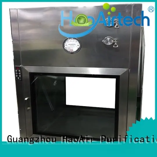 HAOAIRTECH cleanroom pass box with baked painting for hvac system1 1