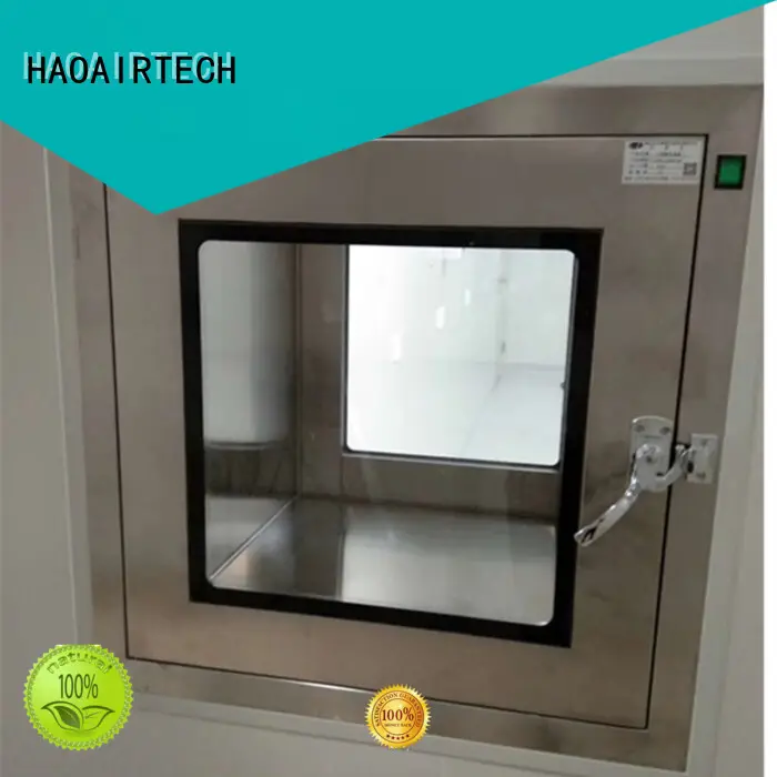 customizable cleanroom pass box embedded lamps for hospital 1