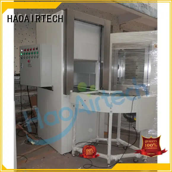 HAOAIRTECH plc control pass through box with laminar air flow for cargo 1