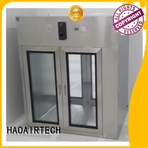HAOAIRTECH pass box clean room with baked painting for hospital1 1