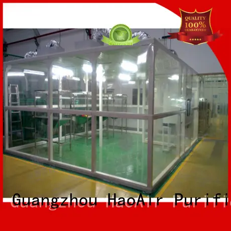 HAOAIRTECH non standard portable clean room with ffu online 1