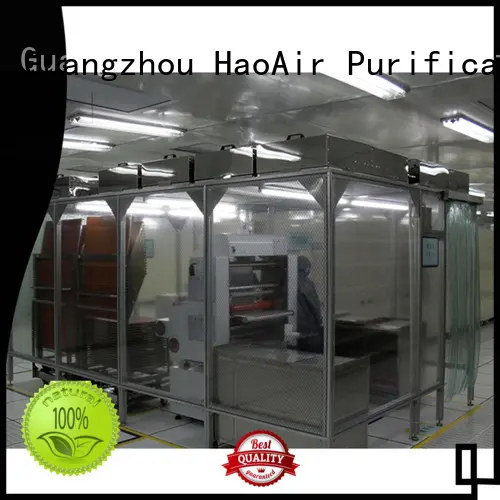 HAOAIRTECH high efficiency modular clean room price vertical laminar flow booth online 1