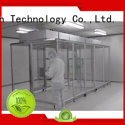 capsule softwall clean room design with ffu online 1