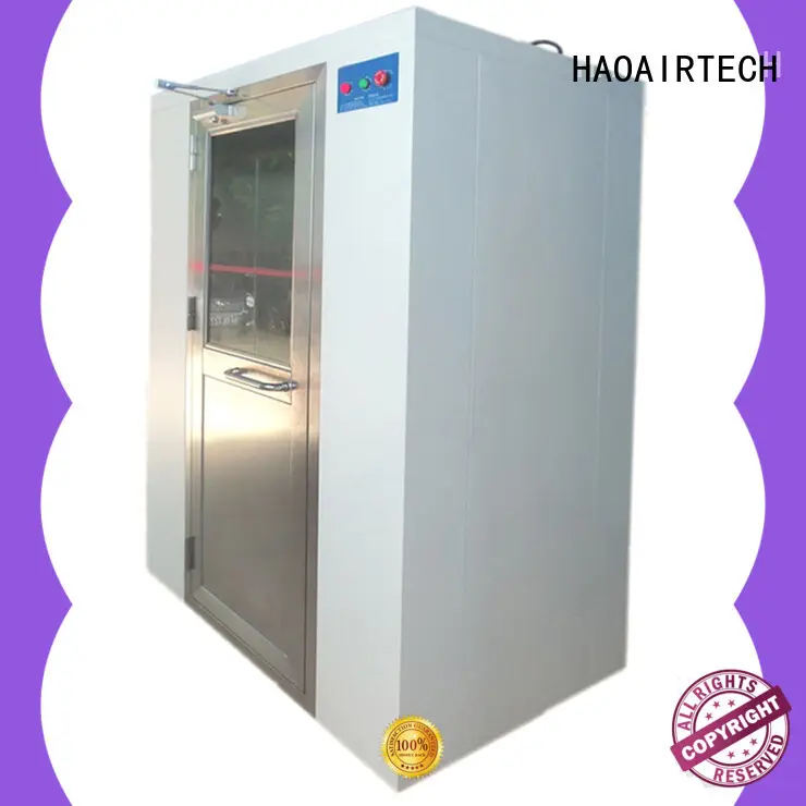HAOAIRTECH air shower room with automatic swing door for oil refinery 1