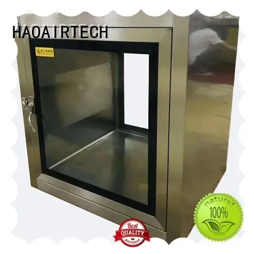 HAOAIRTECH customizable pass box clean room with arc design gmp standard for hospital 1