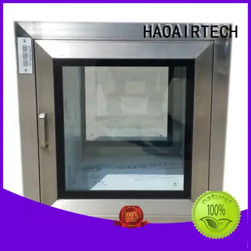 HAOAIRTECH negative pressure pass box with conveyor line for cargo 1