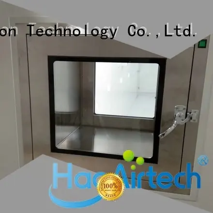 HAOAIRTECH stainless steel dynamic pass box with conveyor line for clean room purification workshop 1