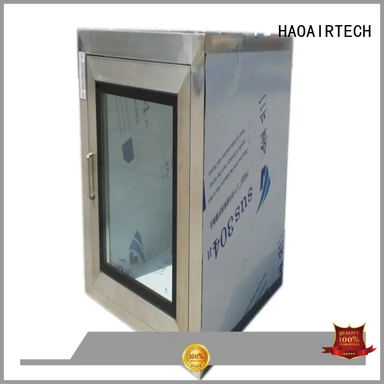 HAOAIRTECH interlocking pass box manufacturers with conveyor line for electronics factory 1