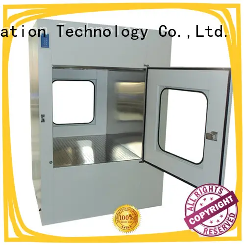 negative pressure pass box with conveyor line for hvac system 1