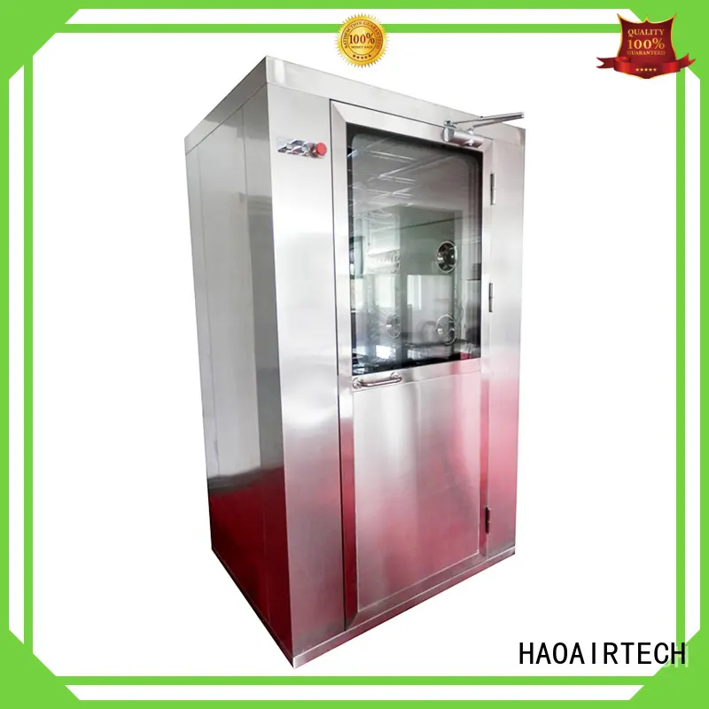 HAOAIRTECH air shower price with top side air flow for ten person 1