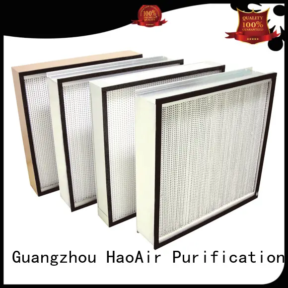 HAOAIRTECH replaceable hepa filter h14 with big air volume for electronic industry 1