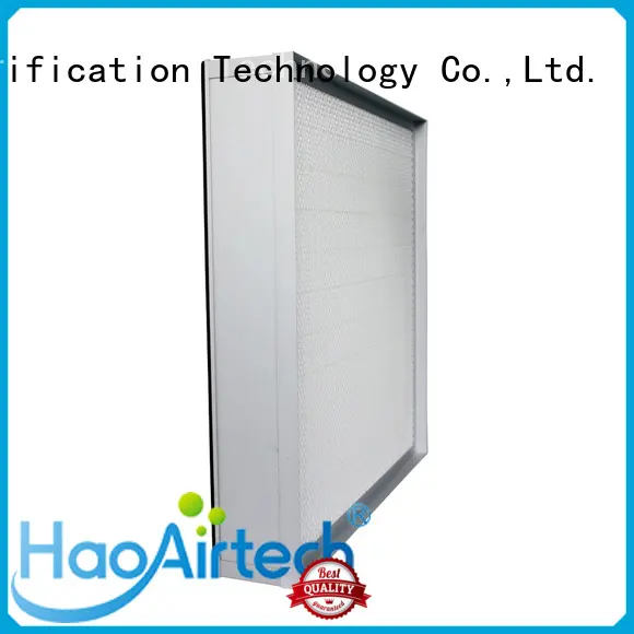 HAOAIRTECH replaceable hepa filter h14 with big air volume for electronic industry1 1